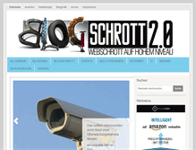Tablet Screenshot of blogschrott.net